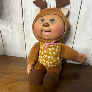 Adorable‎ Brown Reindeer Plush Cabbage Patch Doll